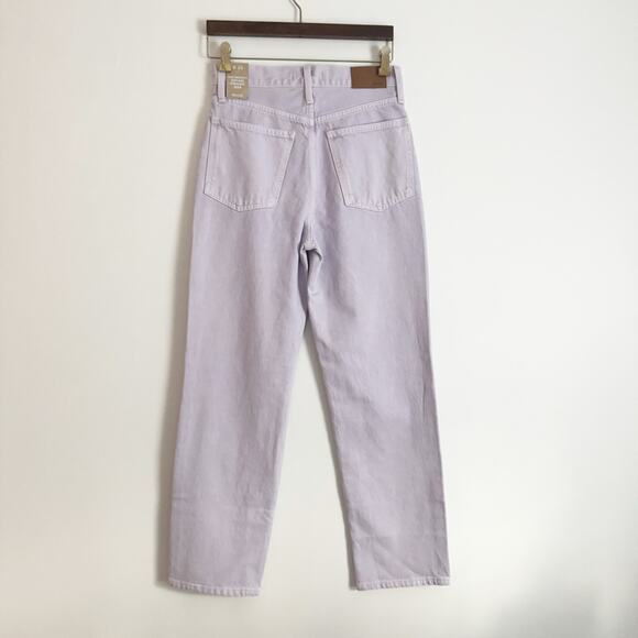 MADEWELL The Perfect Vintage Straight Jean Light Purple Lavender 26 ND520 - Picture 7 of 12